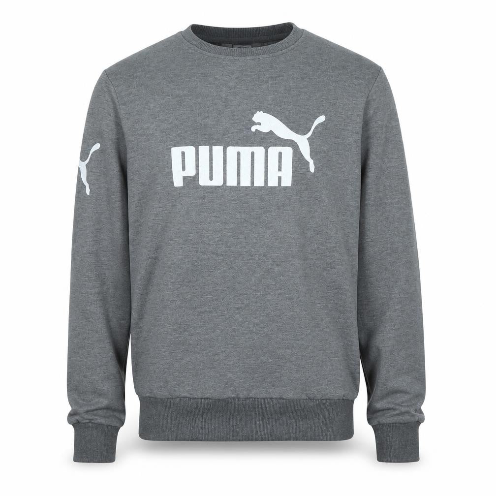 Mens UK Size M PUMA Grey Pullover Sweatshirt