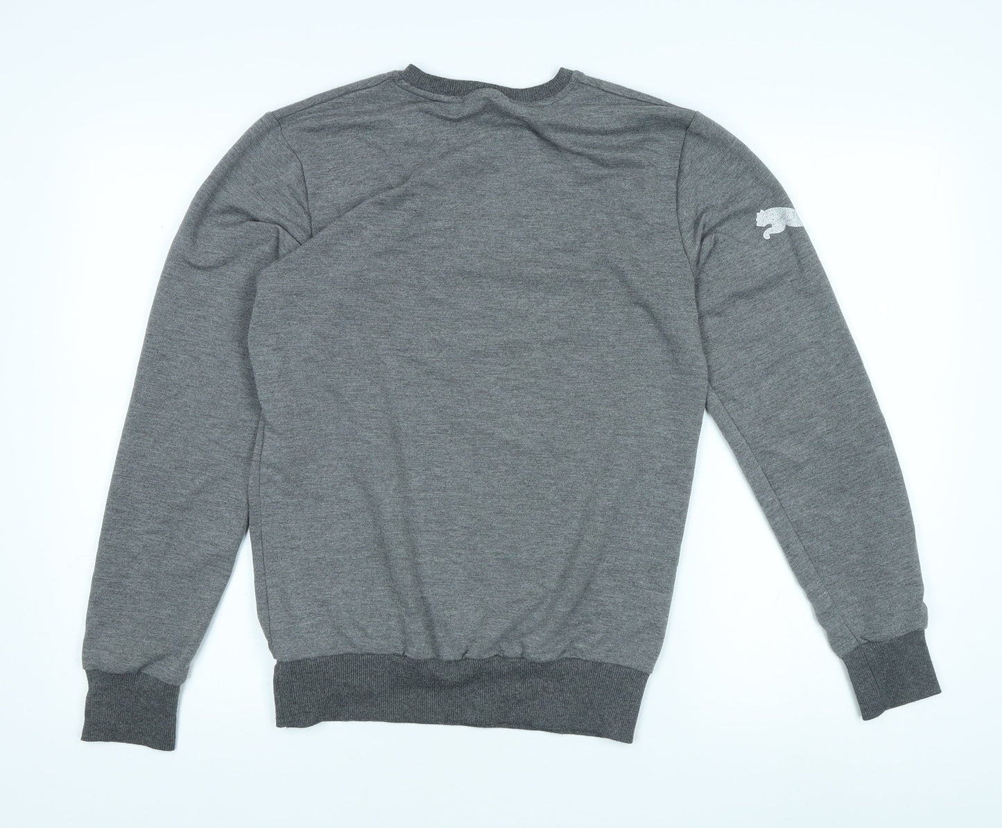 Mens UK Size M PUMA Grey Pullover Sweatshirt