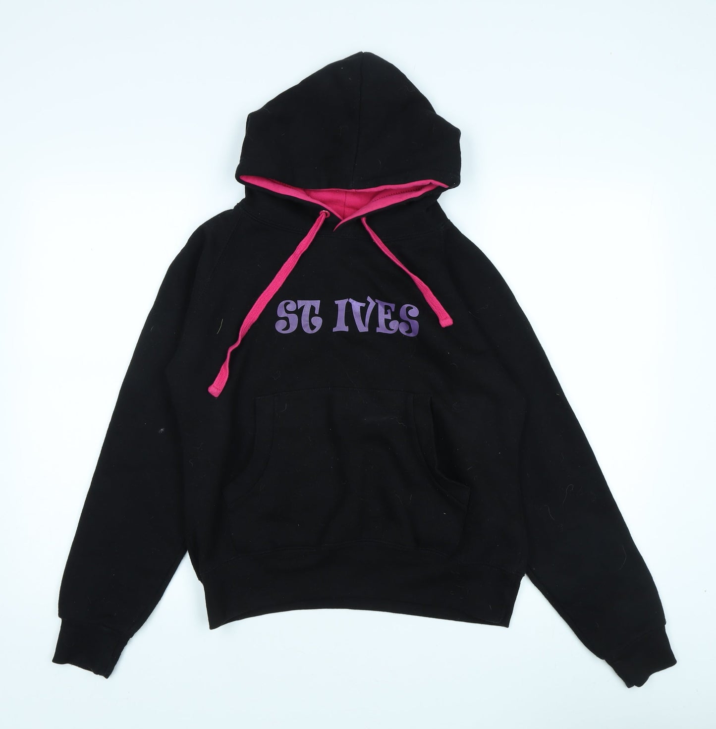 No Worries Unisex Black Hoodie M/L Graphic Logo