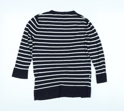 Womens UK Size 10 Warehouse Black Pullover Jumper