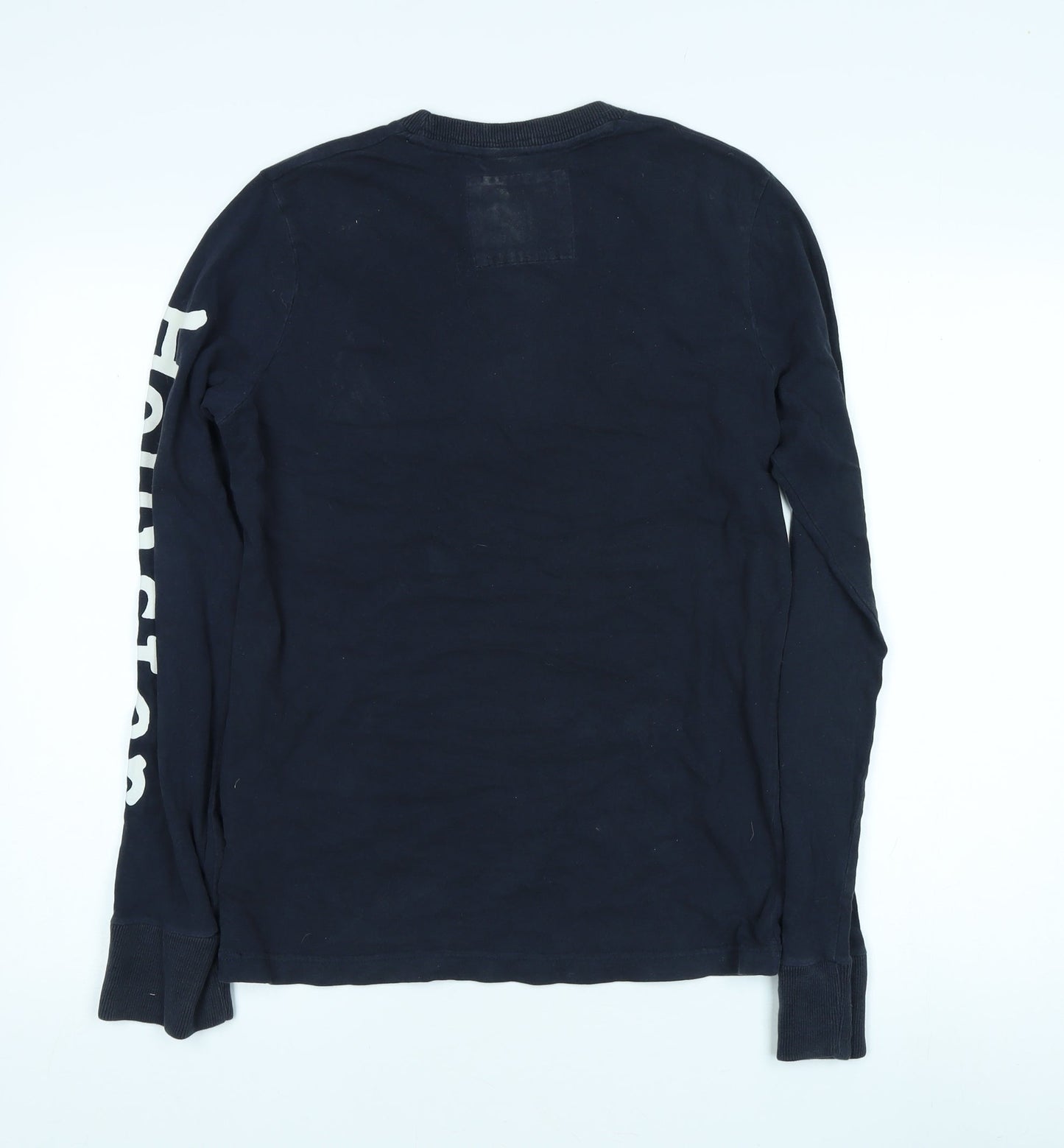 Mens UK Size S Hollister Blue Pullover Sweatshirt