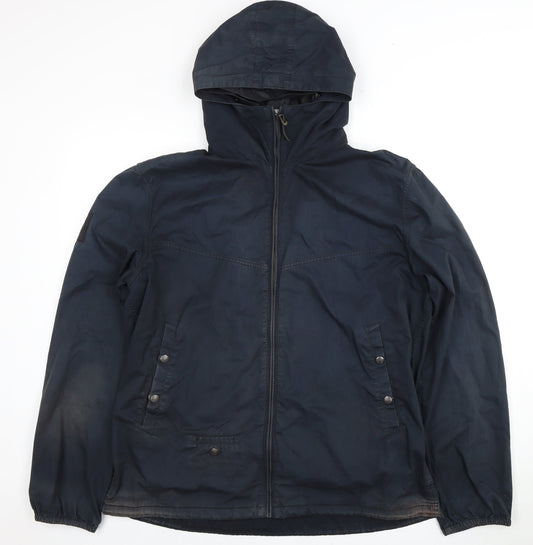 Pretty Green Unisex Black XL Hooded Parka Jacket