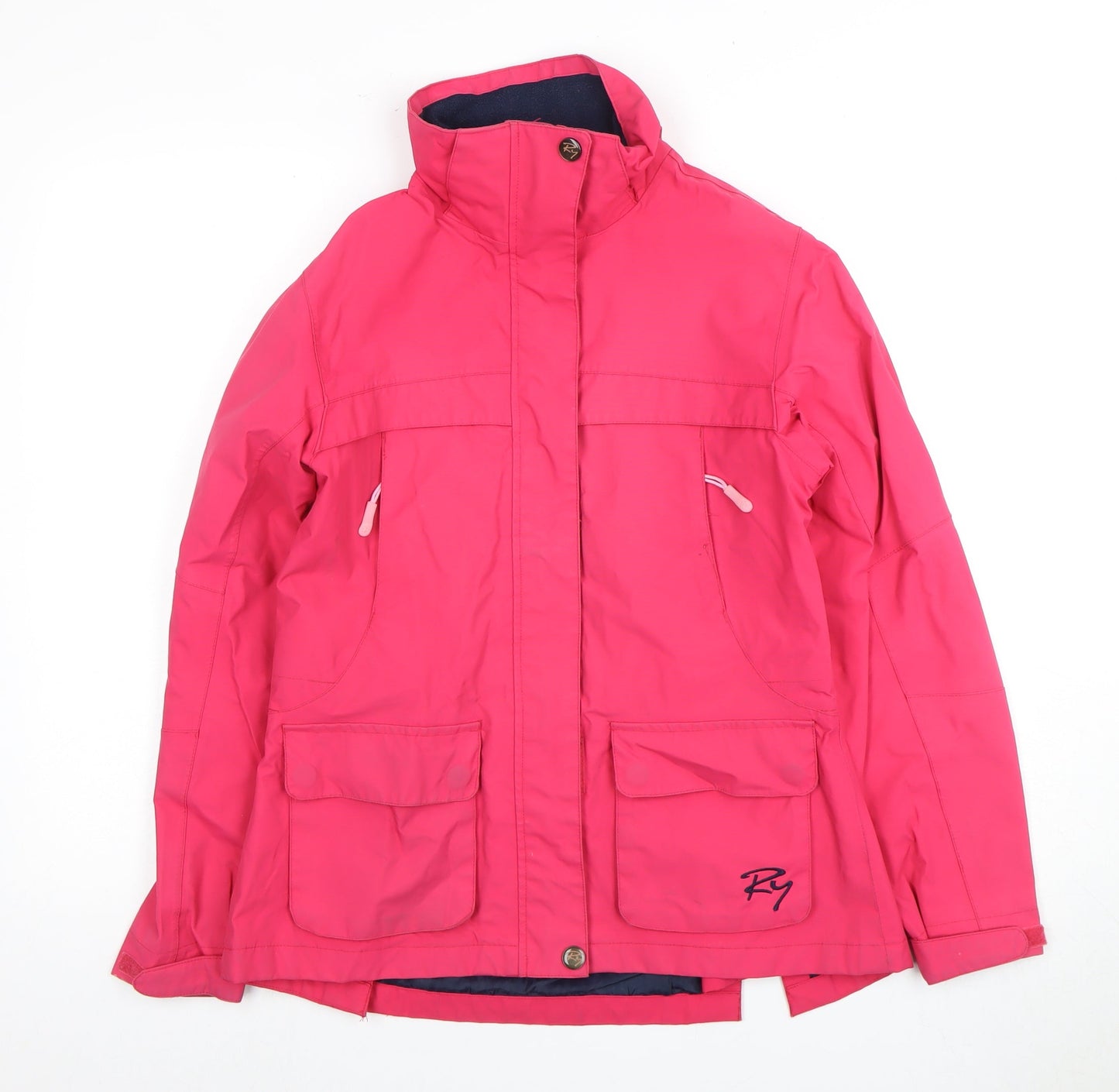 Rydale Women's Pink Basic Jacket S, Full Zip Casual
