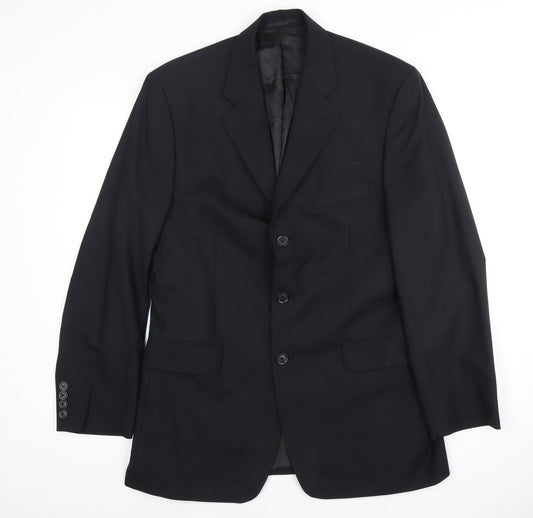 Austin Reed Men's Black Blazer 40R Formal