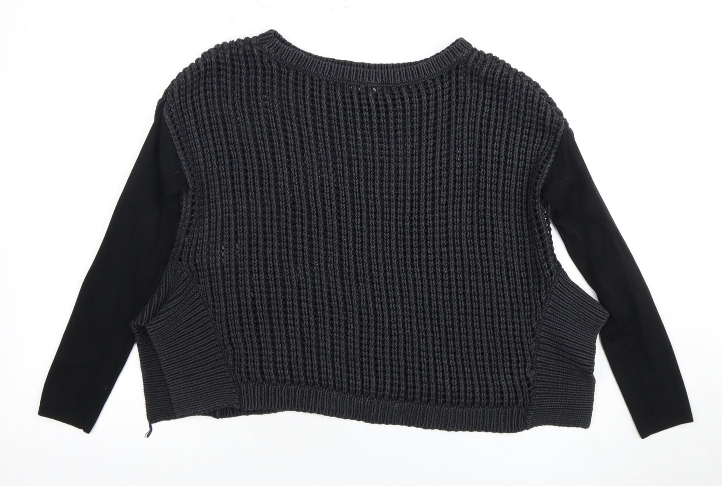 Womens UK Size 4 Karen Millen Black Pullover Jumper