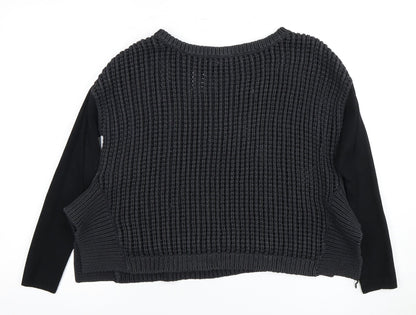 Womens UK Size 4 Karen Millen Black Pullover Jumper