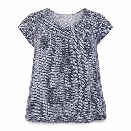 Womens UK Size S JoJo Maman Bébé Blue Tunic Blouse