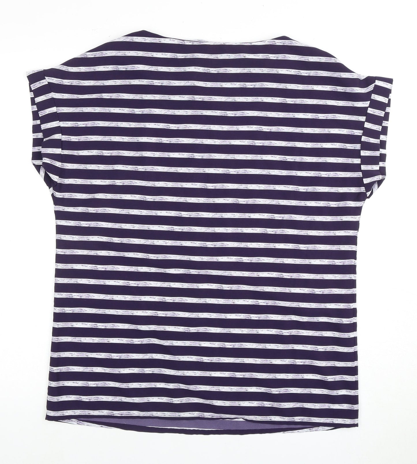 Laura Ashley Women's Striped T-Shirt, Size 12, Multicoloured