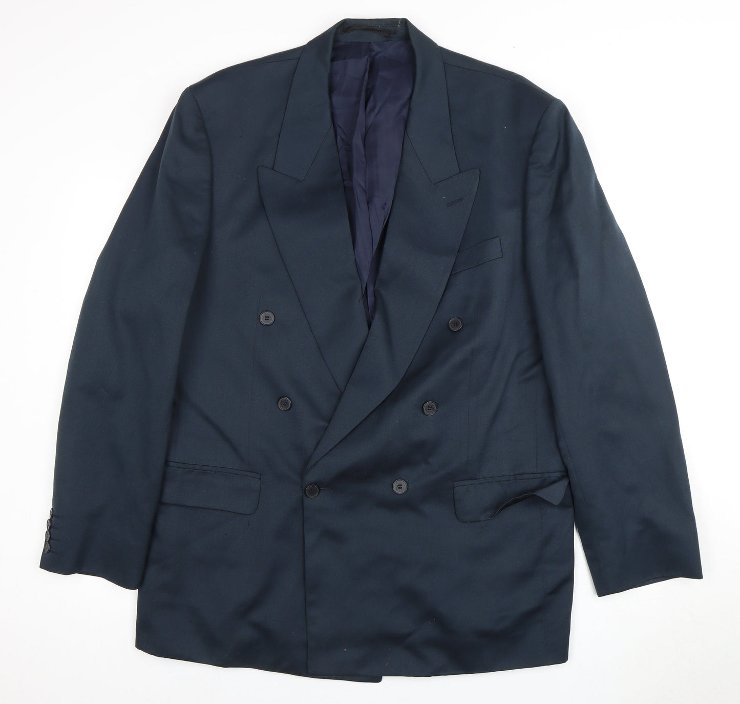 Mens UK Size 44 Centaur Regular Blue Suit Jacket