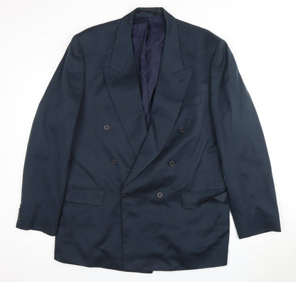 Mens UK Size 44 Centaur Regular Blue Suit Jacket