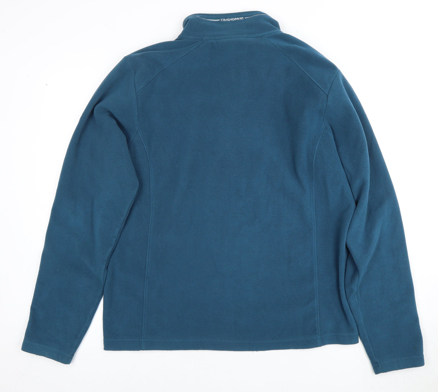 Mens UK Size L Craghoppers Blue 1/2 Zip Sweatshirt