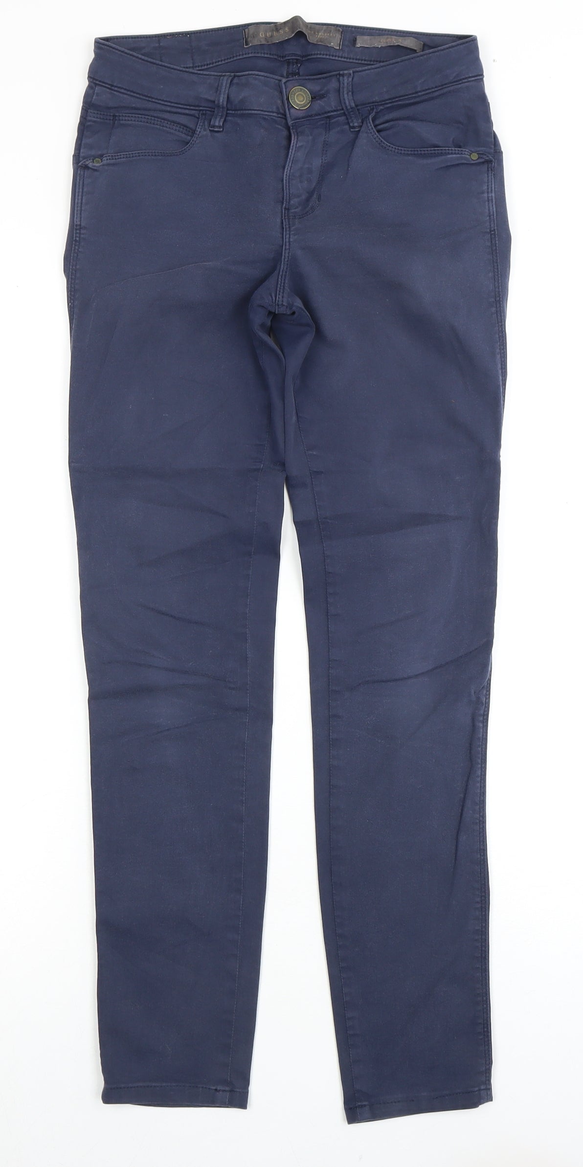 Womens UK Size 26 GUESS Slim Fit  Blue Trousers