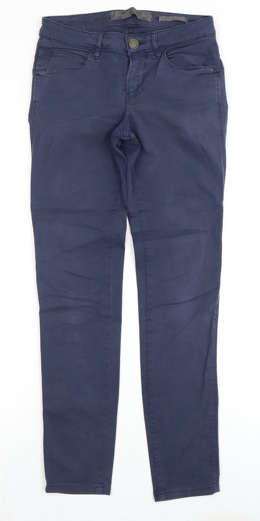 GUESS Women's Blue Skinny Trousers Size 26 Casual