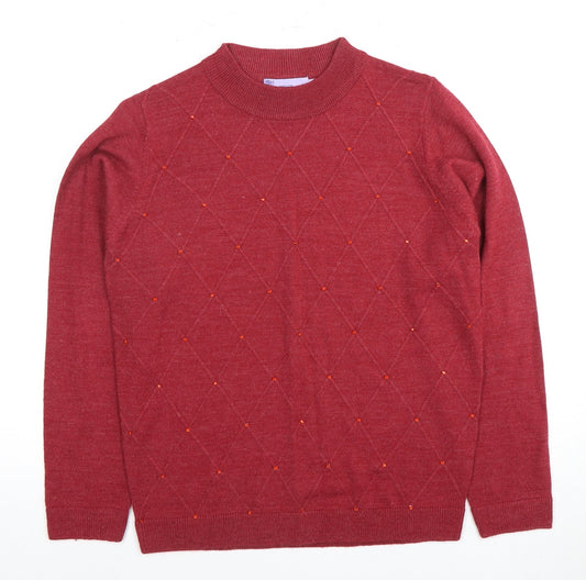 Womens UK Size S Honor Millburn Red  Jumper