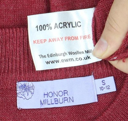 Womens UK Size S Honor Millburn Red  Jumper