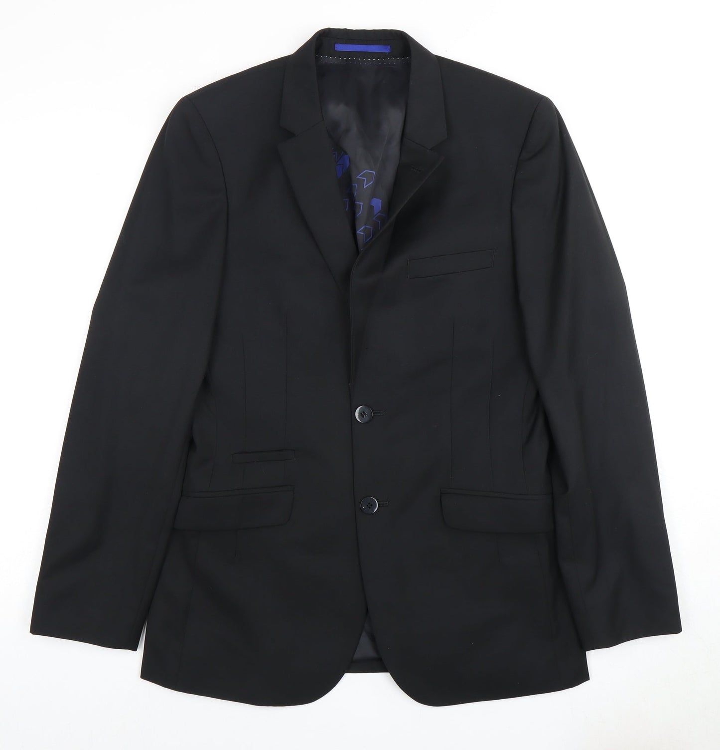 Mens UK Size 36 White Label Regular Black Suit Jacket