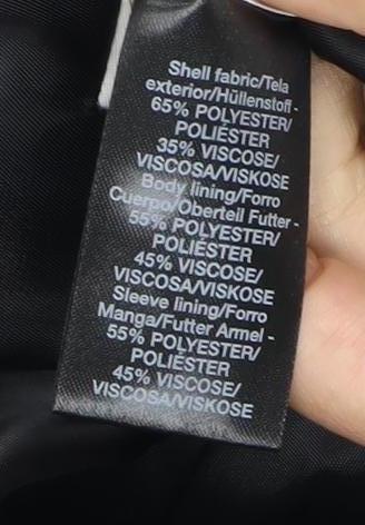 Mens UK Size 36 White Label Regular Black Suit Jacket