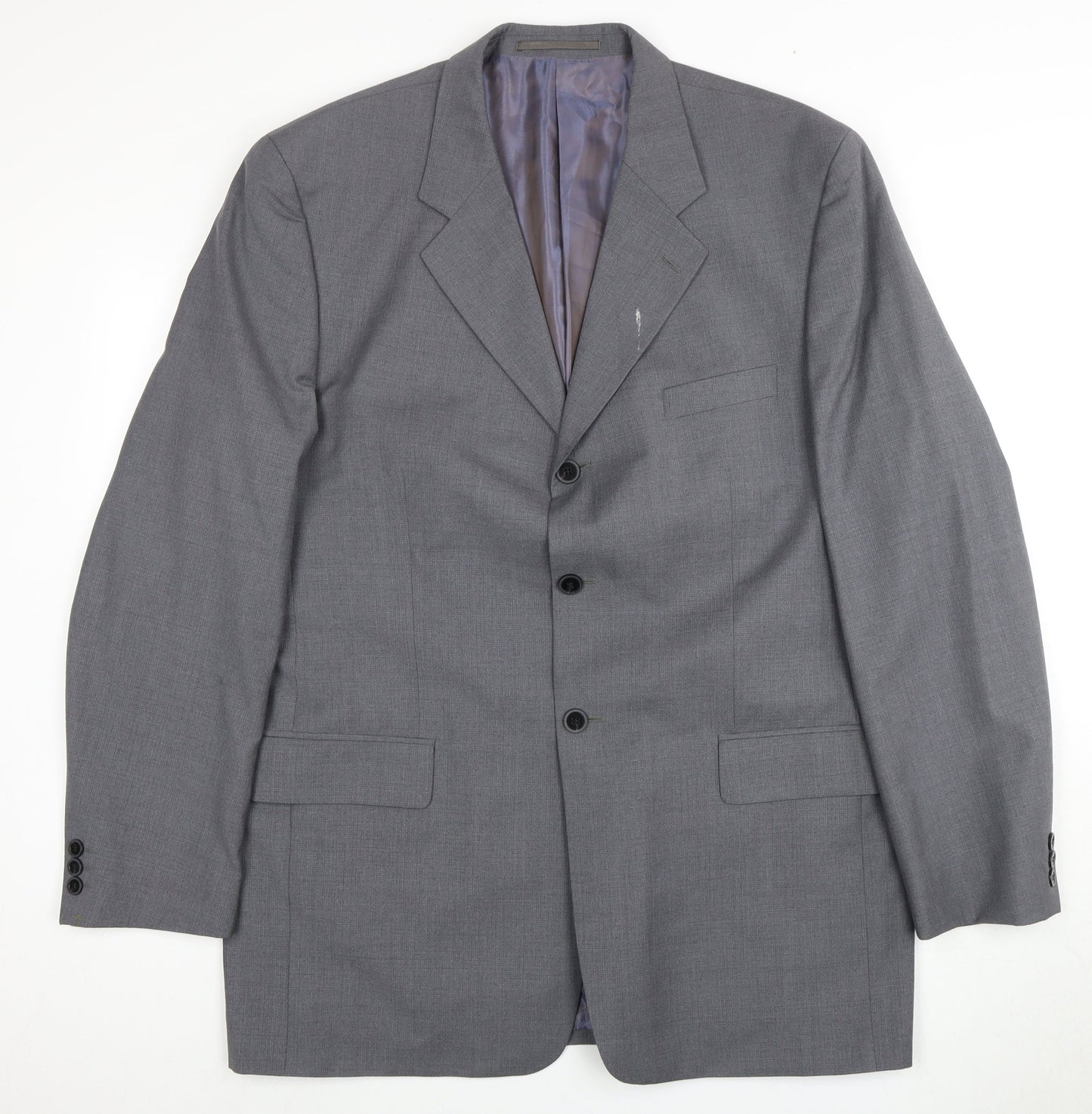 Mens UK Size 44 Pierre Cardin Regular Grey Suit Jacket