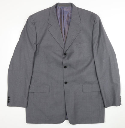 Mens UK Size 44 Pierre Cardin Regular Grey Suit Jacket