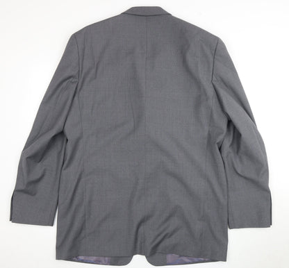 Mens UK Size 44 Pierre Cardin Regular Grey Suit Jacket