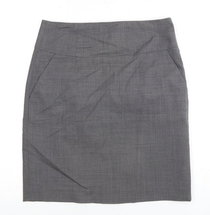 Banana Republic Women's Grey Pencil Skirt, Size 16 Petite