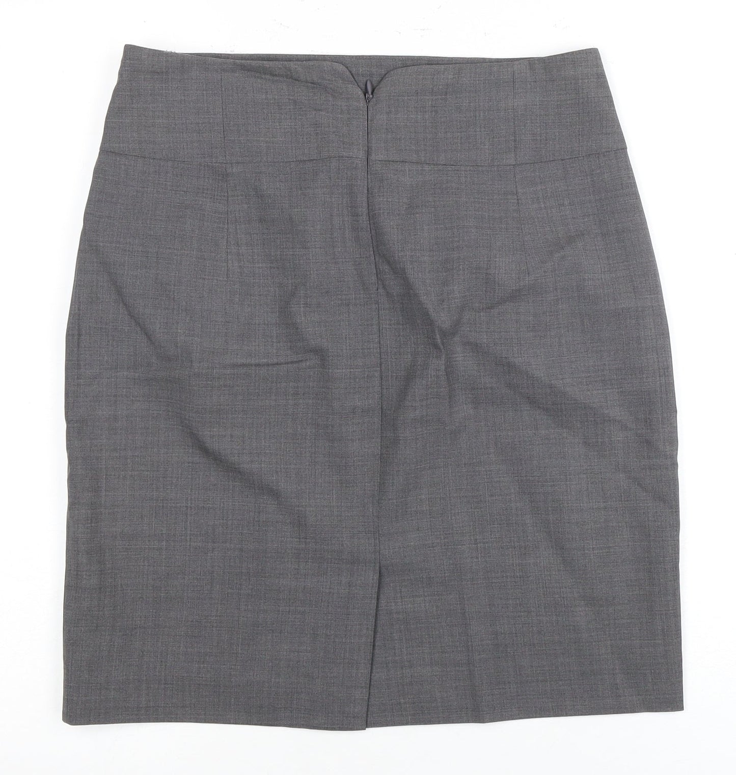 Banana Republic Women's Grey Pencil Skirt, Size 16 Petite