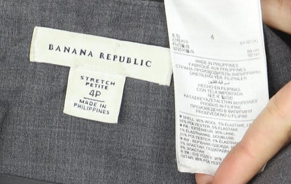 Banana Republic Women's Grey Pencil Skirt, Size 16 Petite