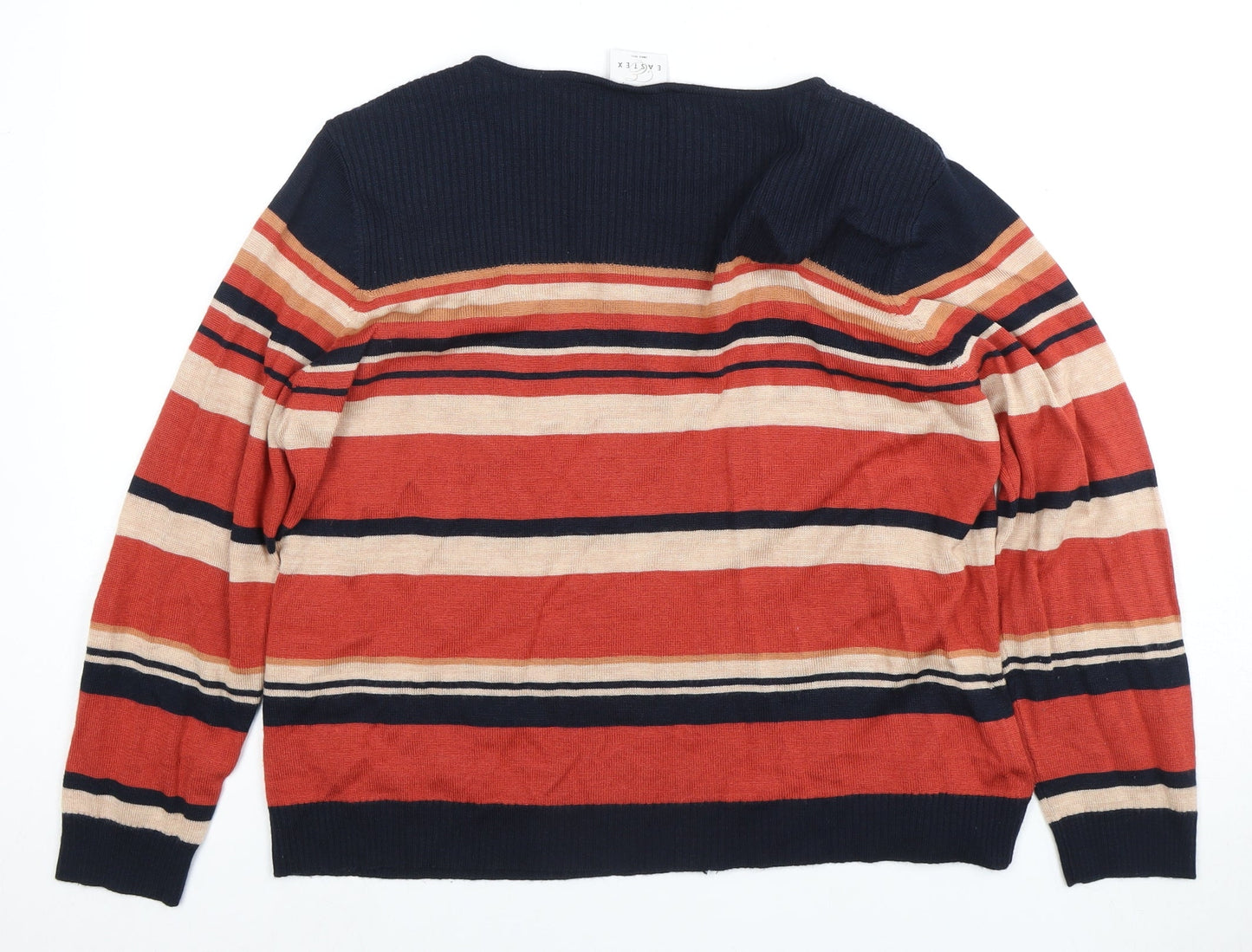 Eastex Women's Multicoloured Striped Pullover Jumper