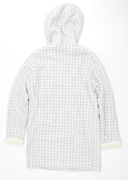 Womens UK Size S Uniqlo White Hooded Jacket