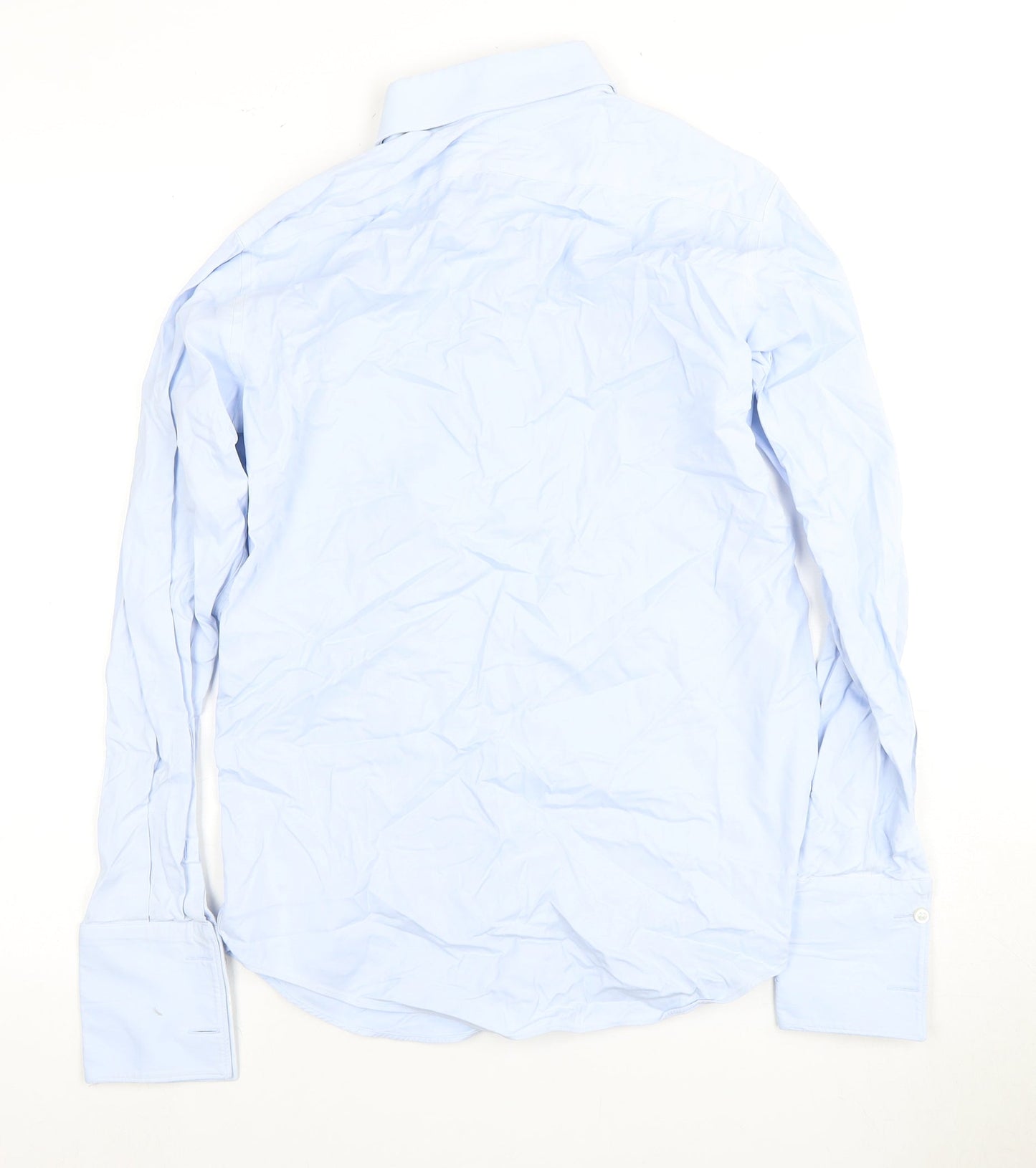 T.M.Lewin Men's Blue Extra-Slim Fit Dress Shirt - Size 15.5