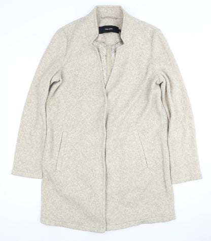 Womens UK Size M VERO MODA Grey Overcoat