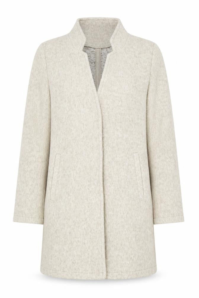 Womens UK Size M VERO MODA Grey Overcoat