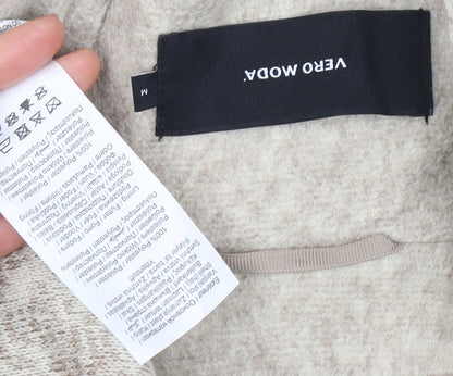 Womens UK Size M VERO MODA Grey Overcoat