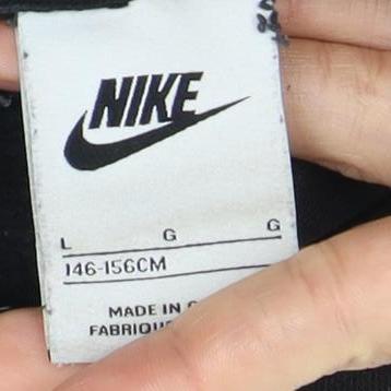 Nike Boys Black Pullover Sweatshirt L Casual Sportswear