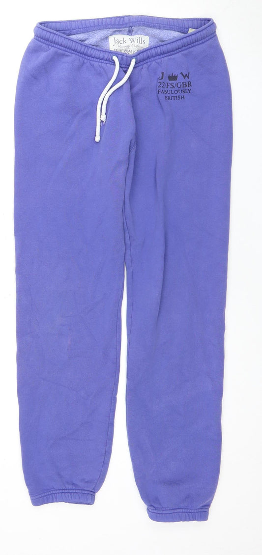 Jack Wills Men's Purple Jogger Trousers S