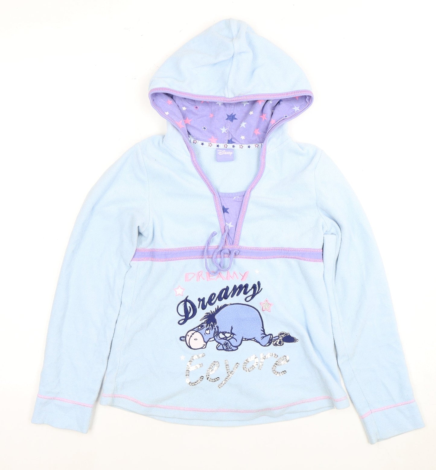 Disney Girls Blue Hooded Eeyore Nightshirt 10-11 Years