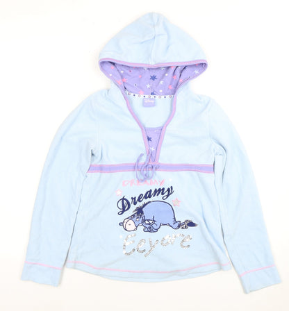 Disney Girls Blue Hooded Eeyore Nightshirt 10-11 Years