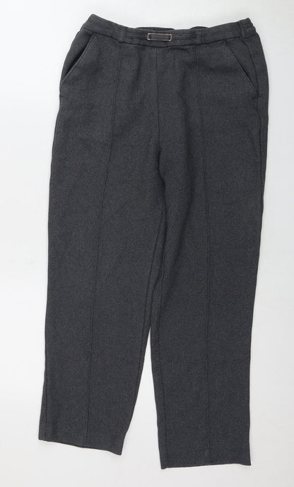 Womens UK Size 10 Honor Millburn Regular Fit  Grey Trousers