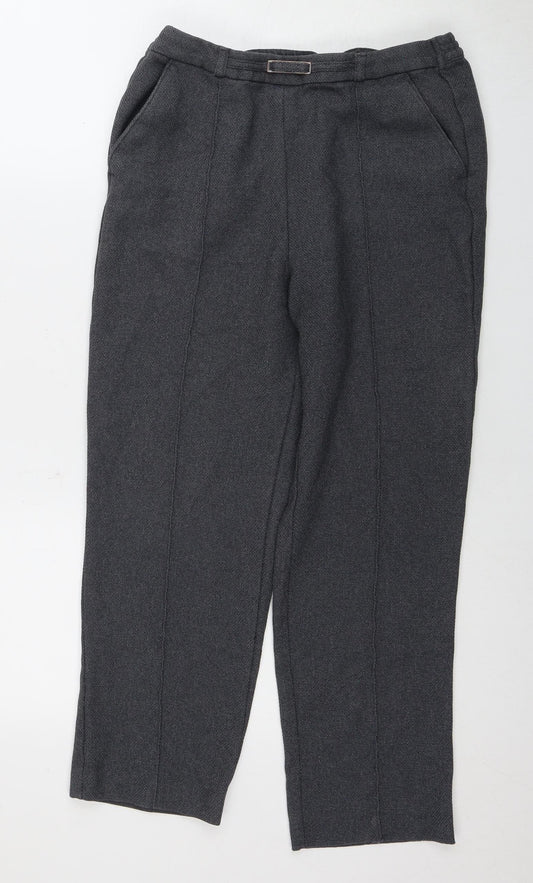 Womens UK Size 10 Honor Millburn Regular Fit  Grey Trousers