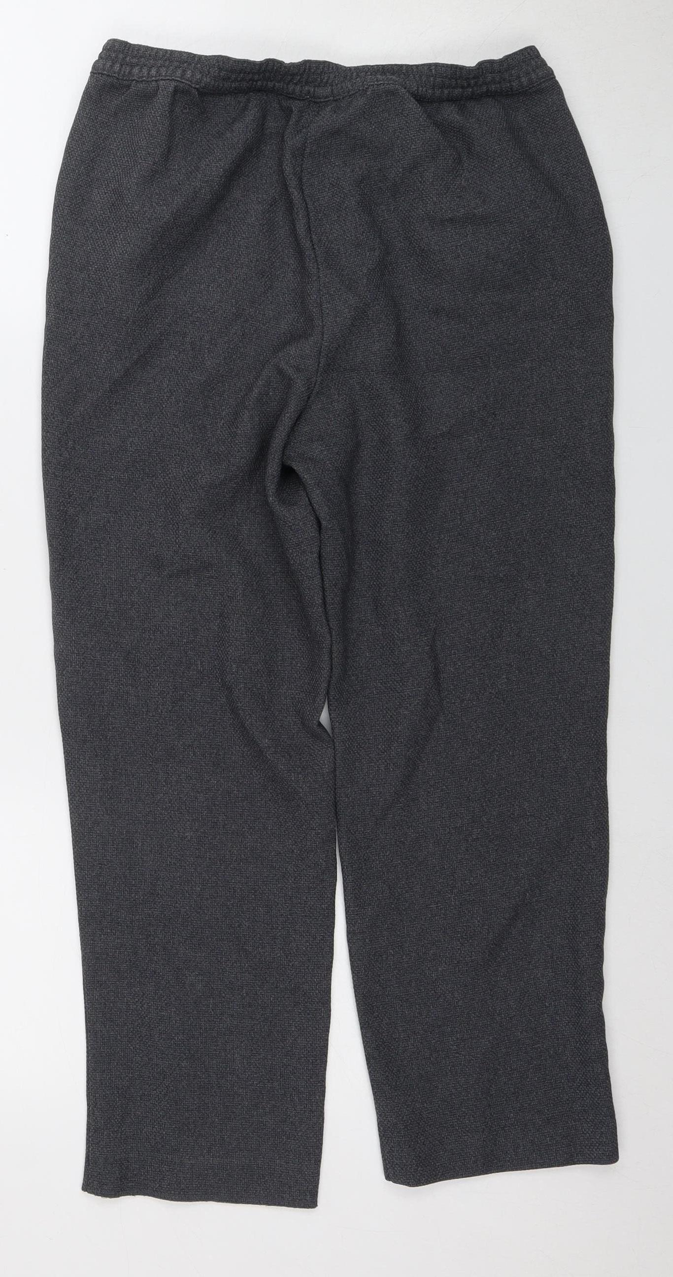 Womens UK Size 10 Honor Millburn Regular Fit  Grey Trousers
