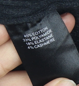 Fenn Wright Manson Black Midi Straight Pencil Skirt, Size 8