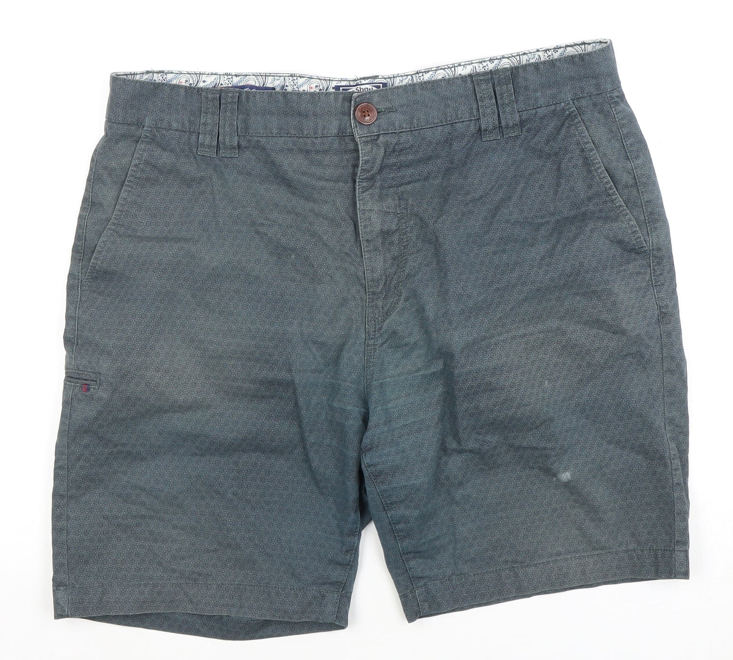 Le Shark XL Men's Green Chino Shorts