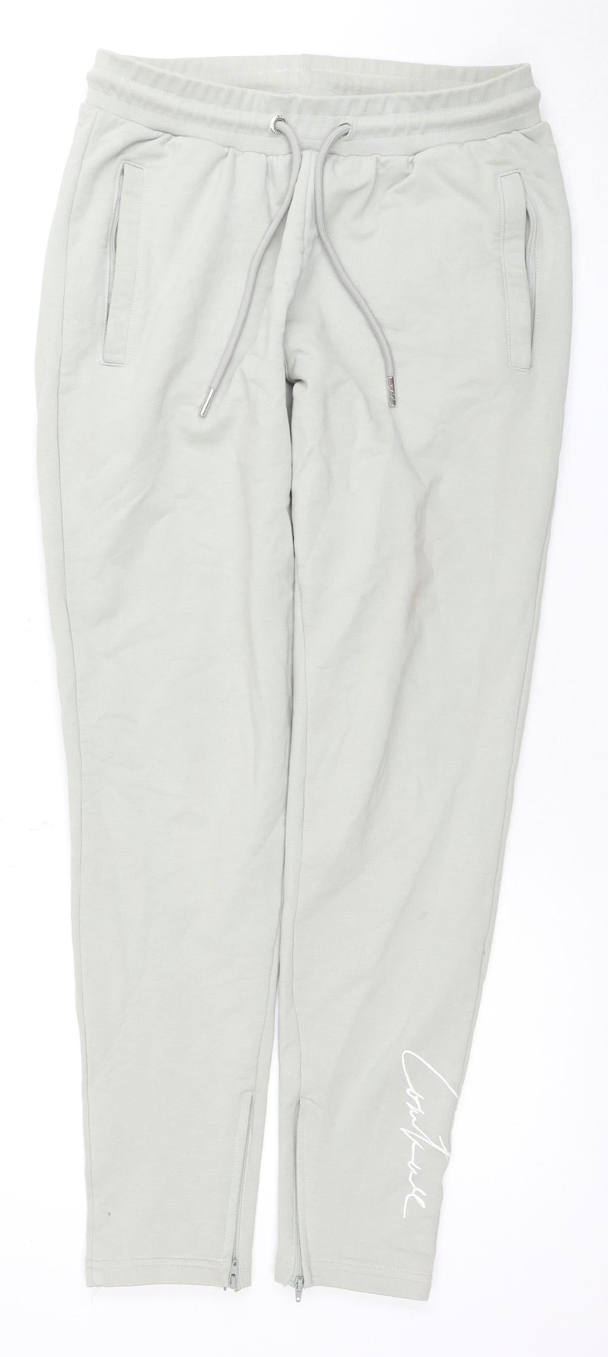 The Couture Club Men's Beige Jogger Trousers Medium