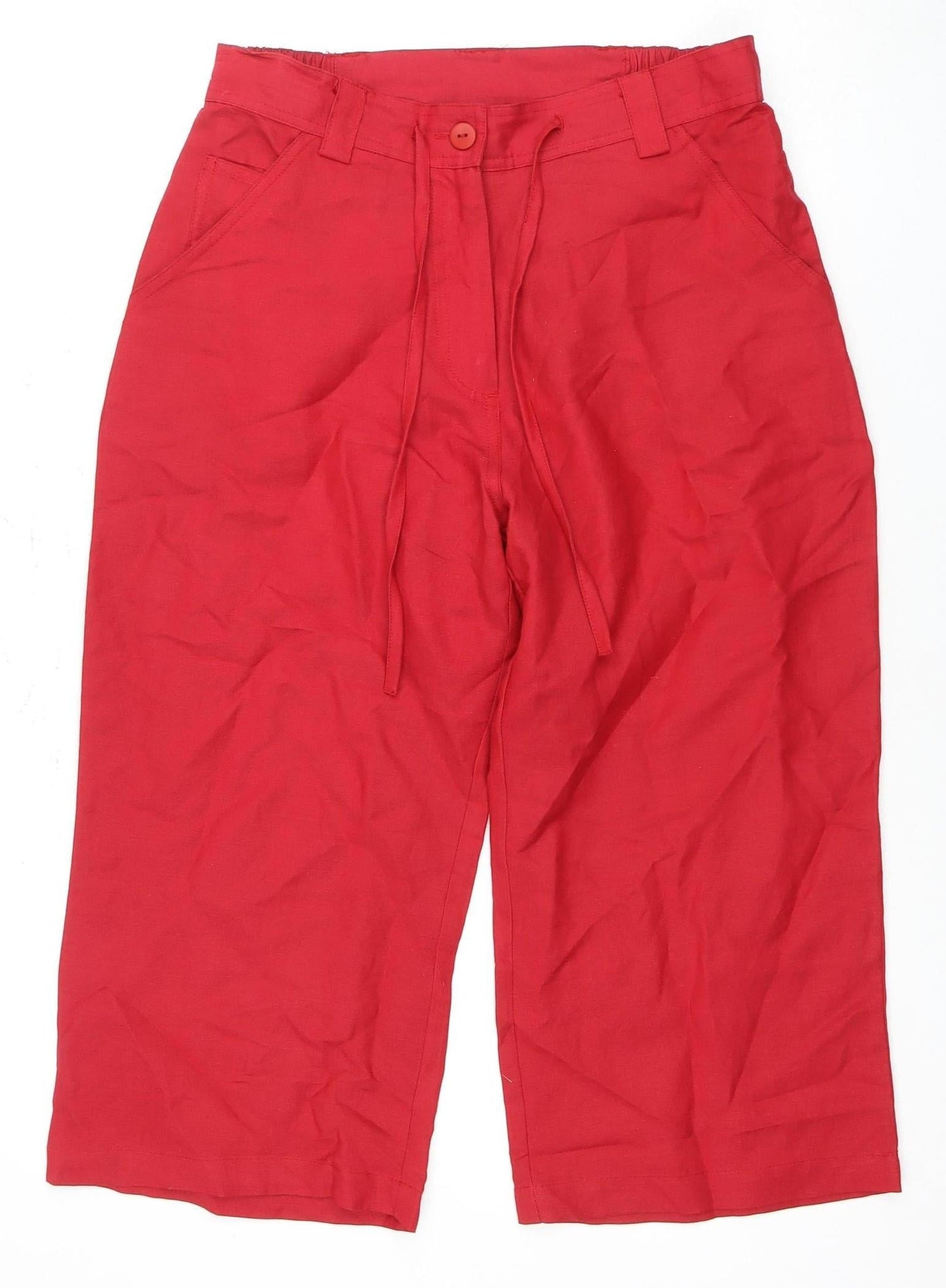 TIGI Women's Red Trousers Size 10-12