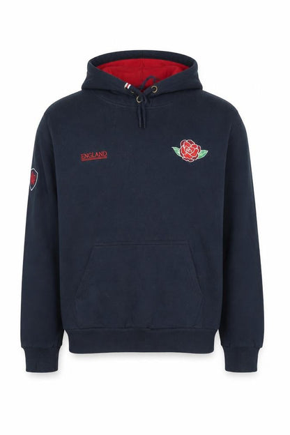 Mens UK Size L England Blue Pullover Hoodie