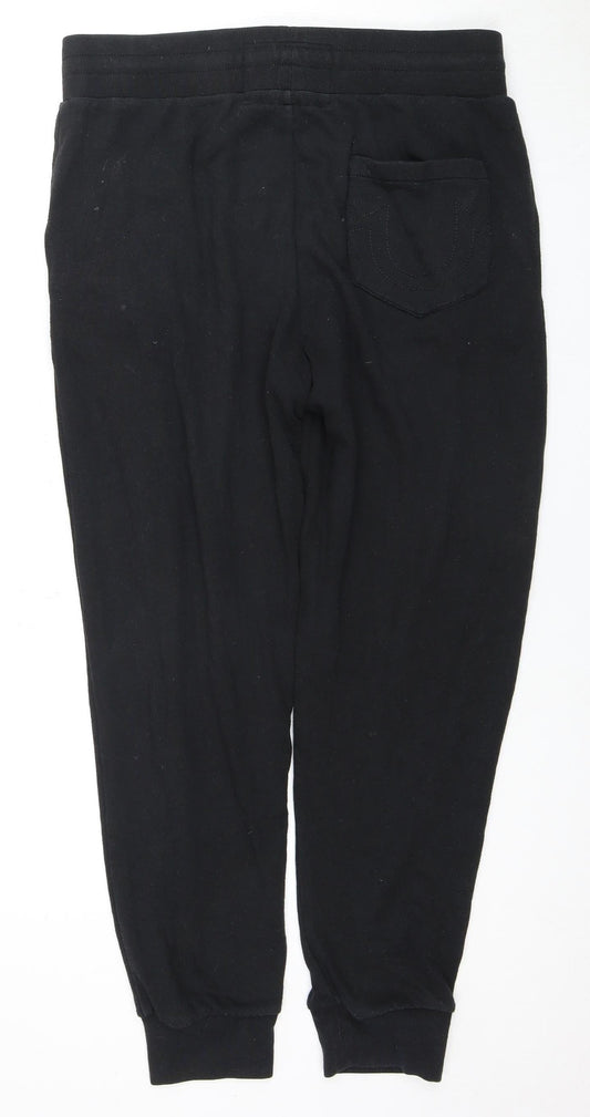 True Religion Men's Black Jogger Trousers M