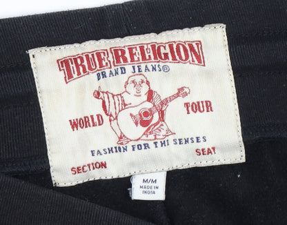 True Religion Men's Black Jogger Trousers M