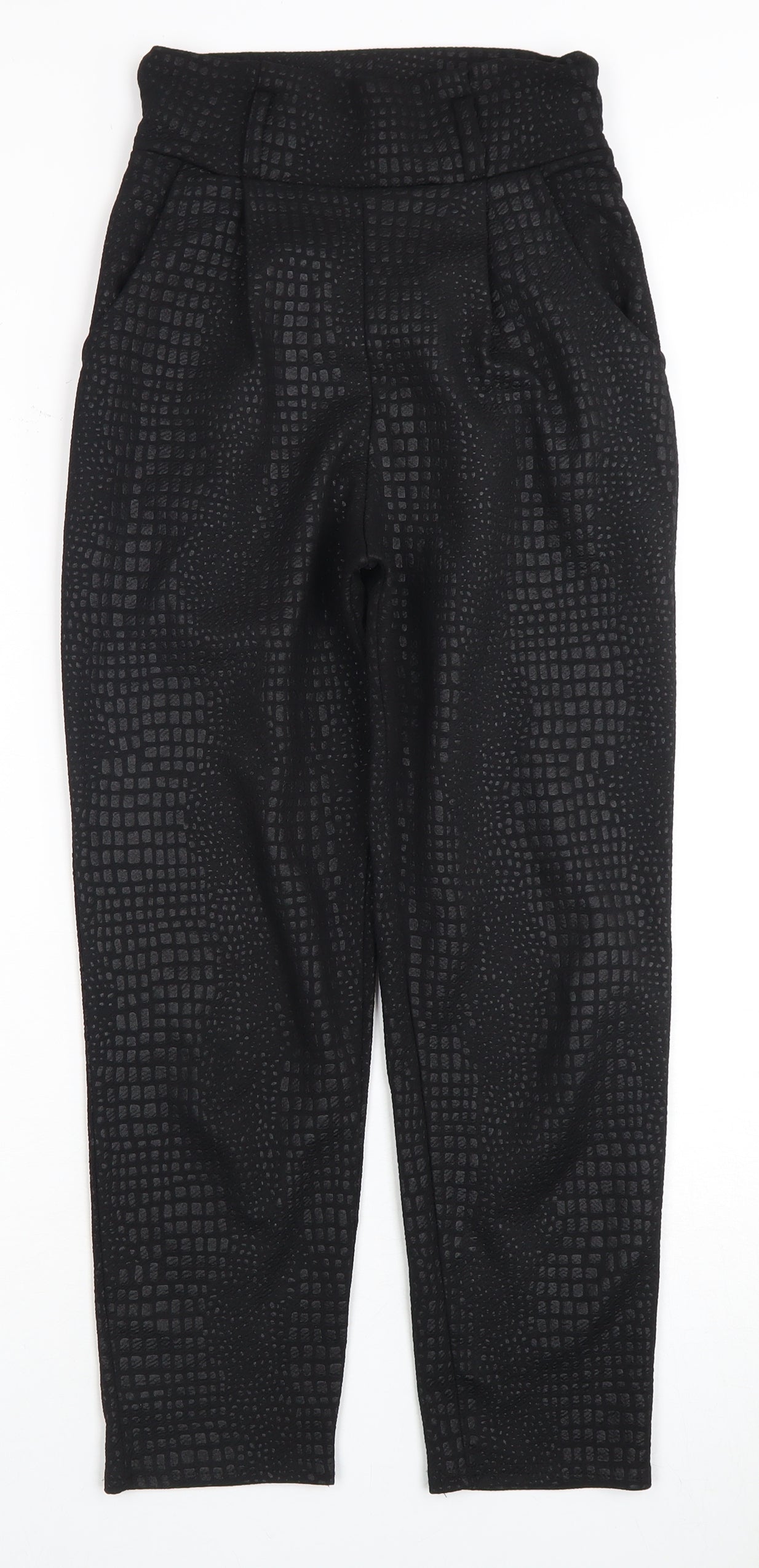 Womens UK Size 6 PRETTYLITTLETHING   Black Trousers
