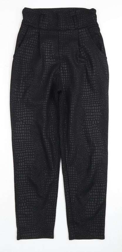 Womens UK Size 6 PRETTYLITTLETHING   Black Trousers