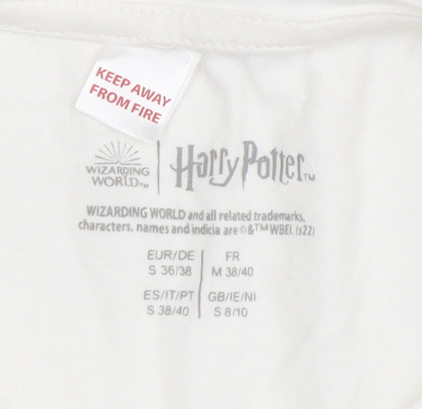 Harry Potter Unisex Kids White Long Sleeve Pyjama Top
